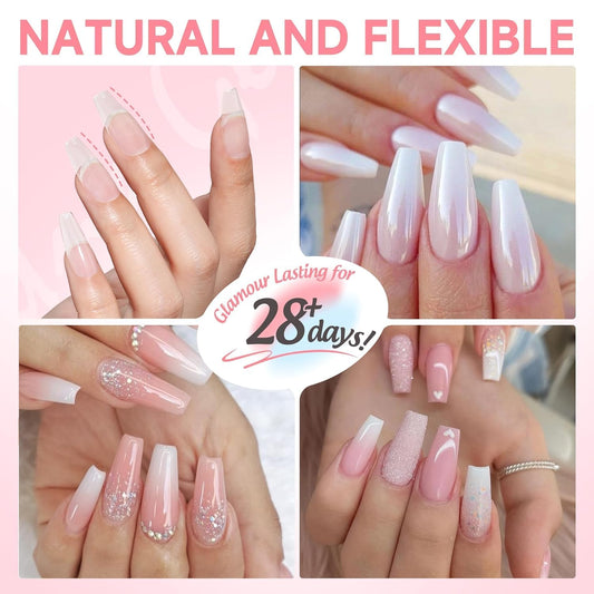 UNA GELLA Coffin Nails Tips Medium: Gel Nail Tips Coffin Shape 330pcs Pre-Etched Full Cover Press On Clear Acrylic Fake Nails Extension DIY Salon 15 Sizes