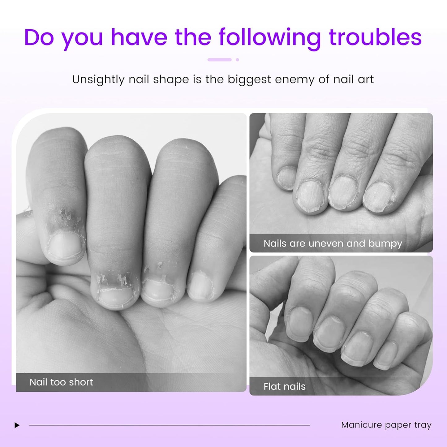 NailForms for Gel Builder Self Adhesive Nail Extension Stickers for Poly nailGel and Acrylic with Tip Sculpting Nail FormsNail Art for Home & Salon (100)