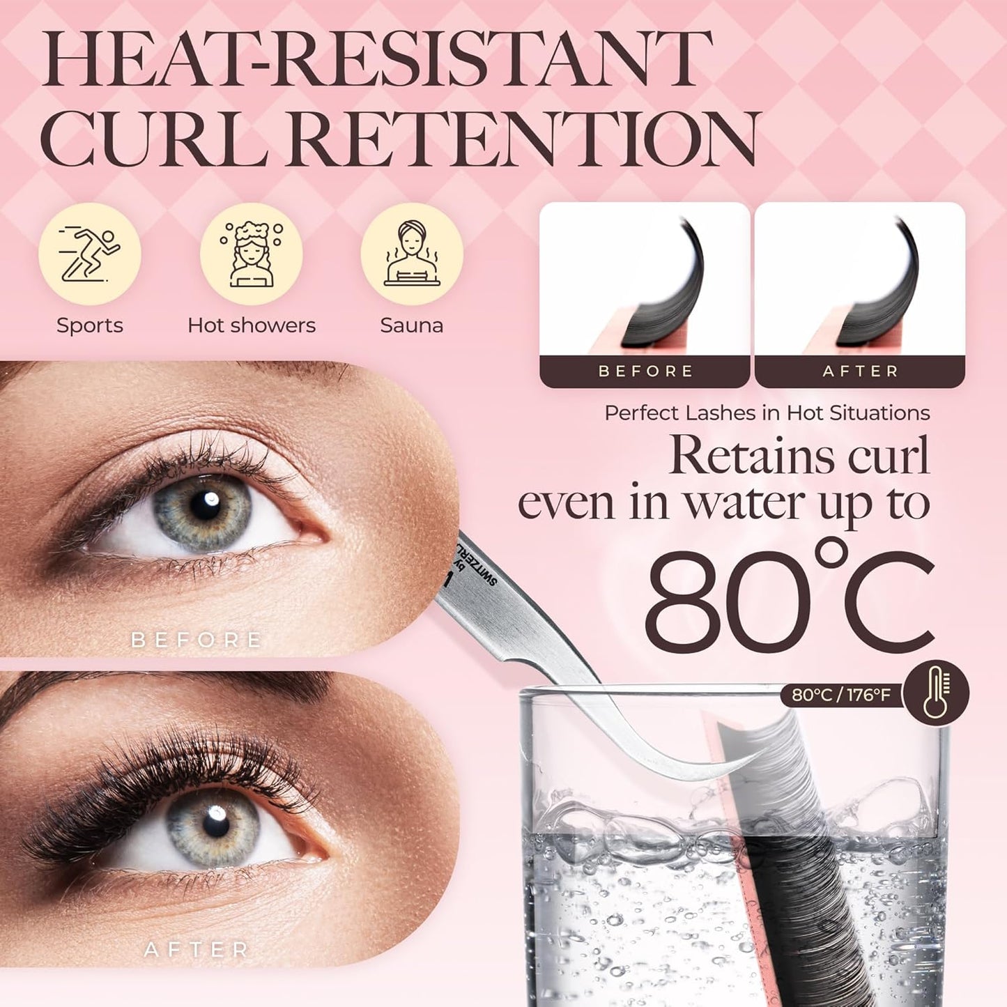 LASHVIEW Volume Lash Extensions 0.03-0.20 J/B/L/C/CC/D Curl 8-16mm Mixed & Single Length Tray, Soft Matte Dark Professional Eyelashes Extension(0.07 CC 8-16mm)