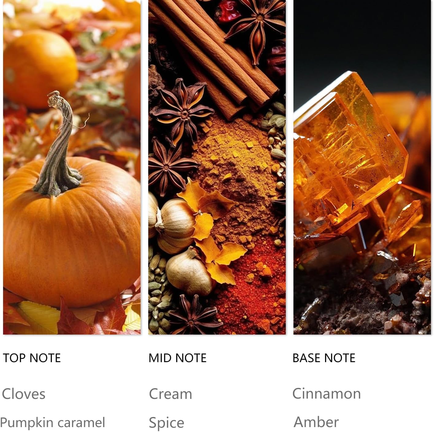 Waterless Diffuser Oil Pumpkin Cream, Essential Scent Oil Usage Cold Air Waterless Diffuser, Luxury Air Scents Oils & Home Fragrance - Bottle120 ML, Natural Flavour