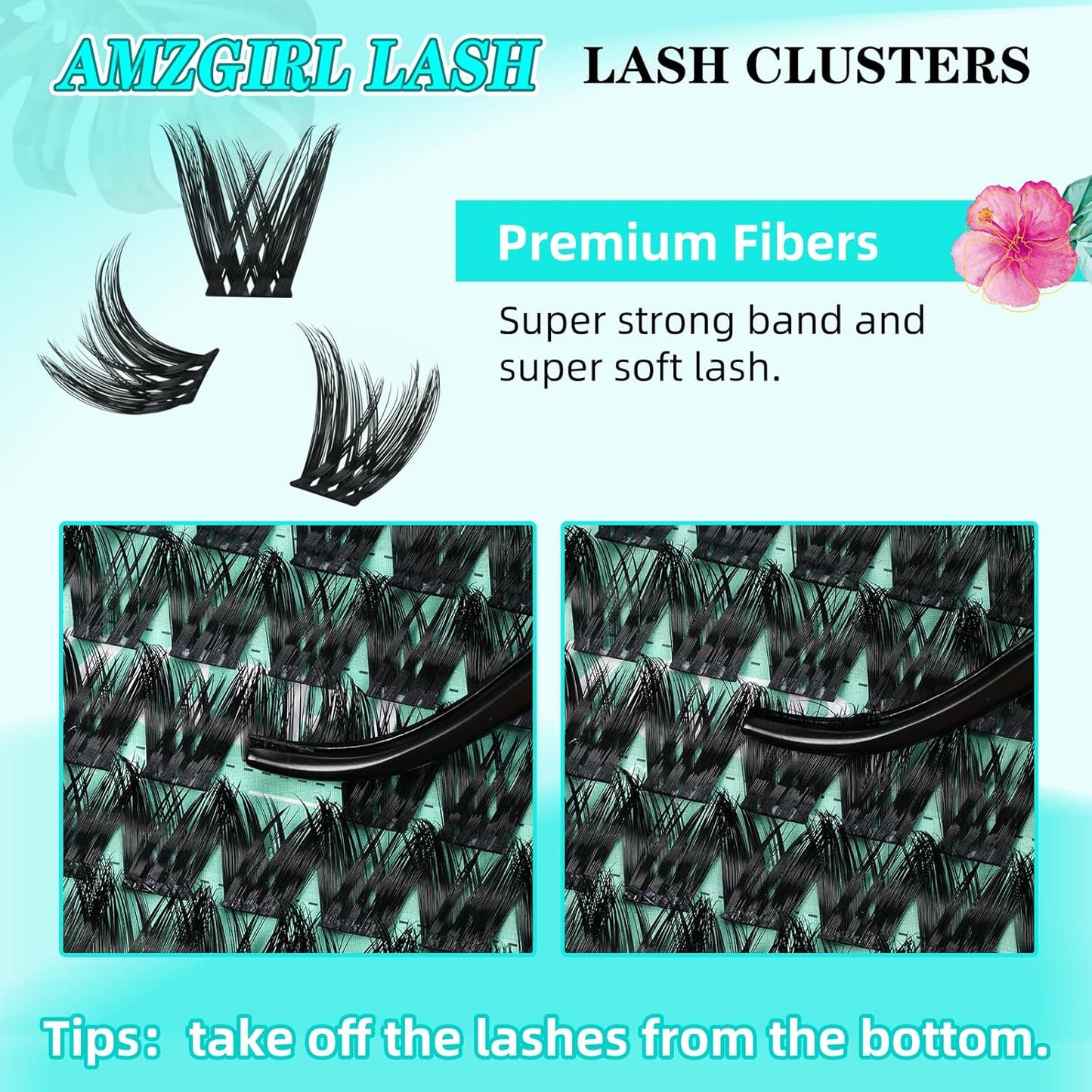 Lash Clusters Wet Look 168Pcs Eyelash Cluster Ultra-Thin Lash Band Eyelashes Extensions Spiky Anime Wide Span Lashes(Mallow,D-16mm)