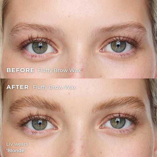 Wunderbrow Fluffy Brow Wax, 16 hour hold, Smudgeproof and Water resistant, Shade: Blonde