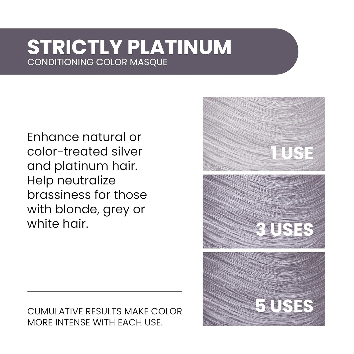 ALOXXI InstaBoost Conditioning Color Mask in Strictly Platinum, Deposits Platinum Color and Deeply Conditions Hair, 6.8 Fl Oz