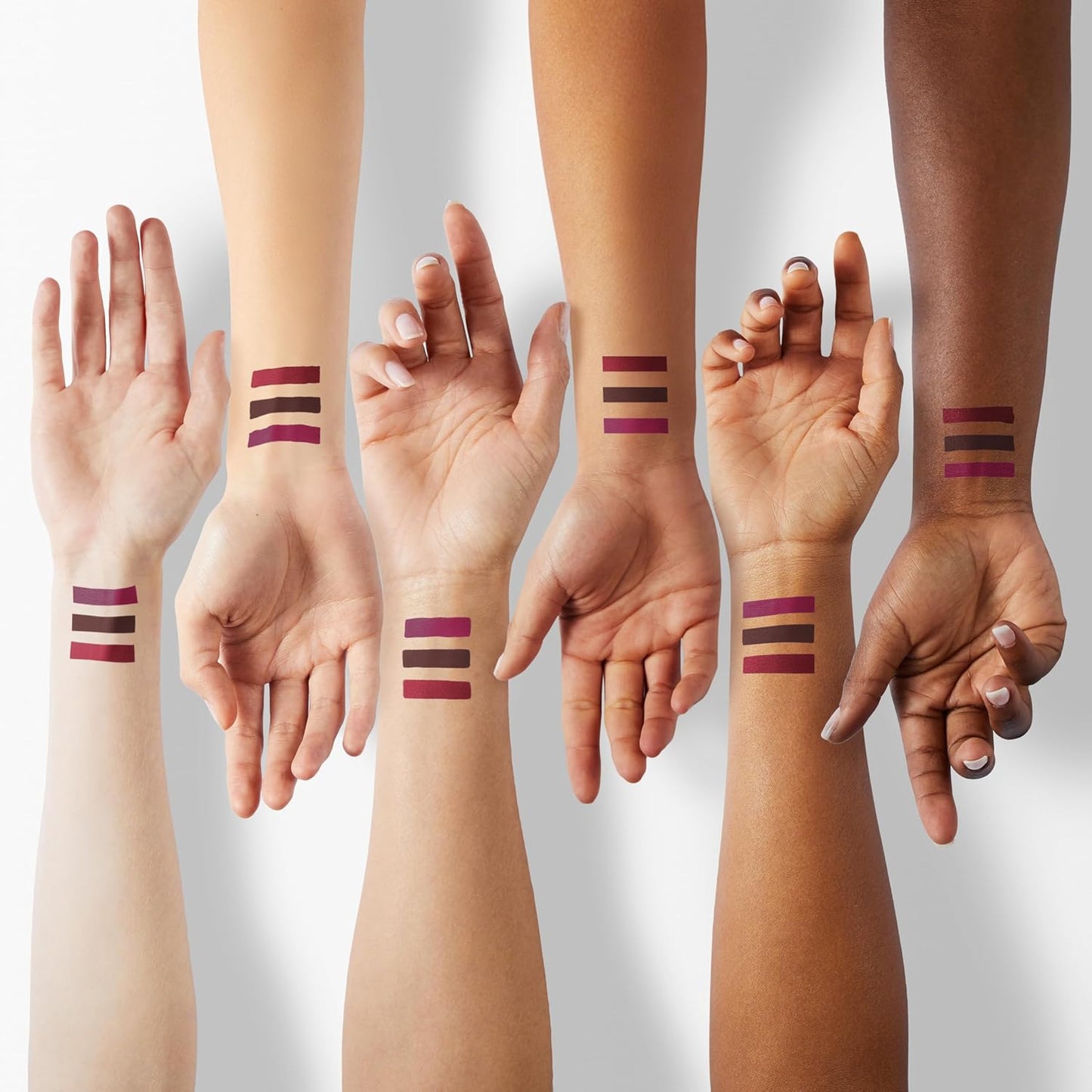 evpct 3Pcs Dark Red Purple Plum Matte Liquid Lipstick Sets for Women Matte Lip Stain Long Lasting Waterproof, Burgundy Blood Blue Red lipstick, Black Cherry Maroon Gothic 24 Hours Magic Lipsticks