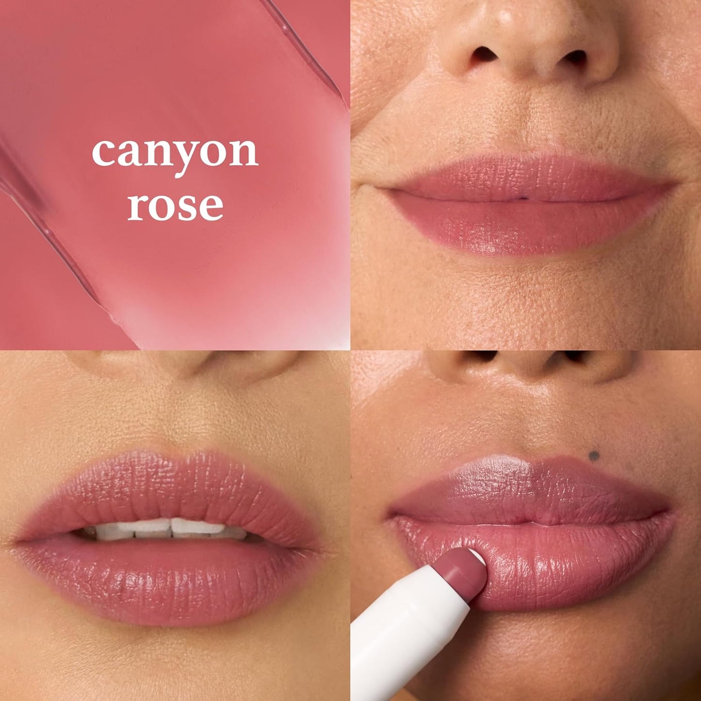 Julep It's Balm Tint of Color Lip Balm Trio - Vintage Mauve, 90s Neutral, Canyon Rose | Hydrating Lip Color with Vitamin E Core | Natural Gloss Finish | Vegan & Cruelty-Free