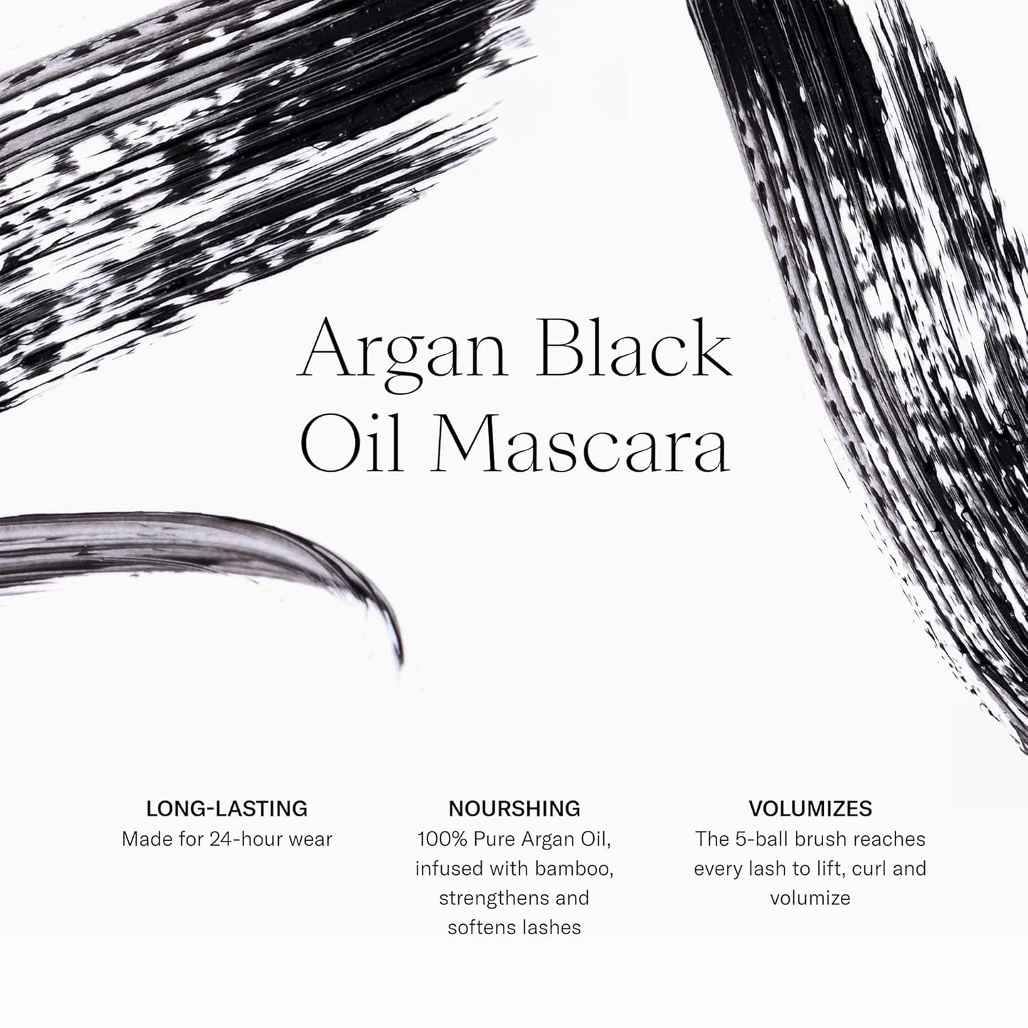 Josie Maran Eye Love Lip Gloss & Mascara Makeup Kit - Plumping Lip Gloss Infused with Argan Oil, Hyaluronic Acid and Sheer, Radiant Color + Argan Black Oil Lengthening Mascara (2 Piece Set)