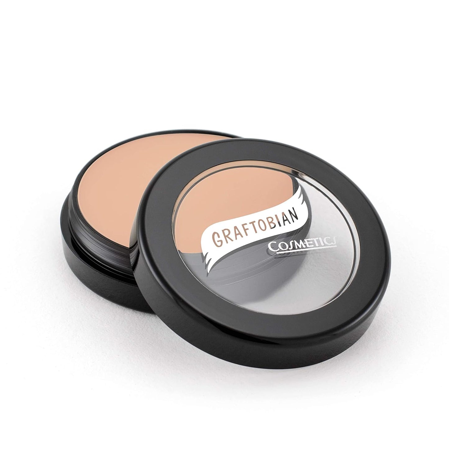 Graftobian HD Glamour Crème Foundation 1/2oz, Weightless Full Coverage Makeup, 65 Inclusive Shades, For All Skin Types, Natural or Full-Glam Looks, For Professionals and Beginners, Aurora