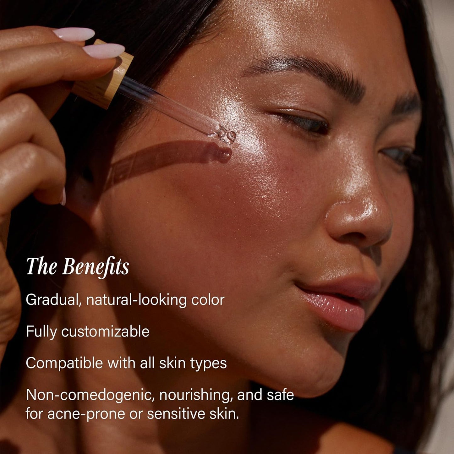 + Lux Unfiltered N°12 Face Tanning Drops - Non-Comedogenic Bronzing Drops for Face with Hyaluronic Acid, Vitamin E, & Passionfruit Oil - Fragrance Free, Cruelty Free, & Vegan Self Tanner