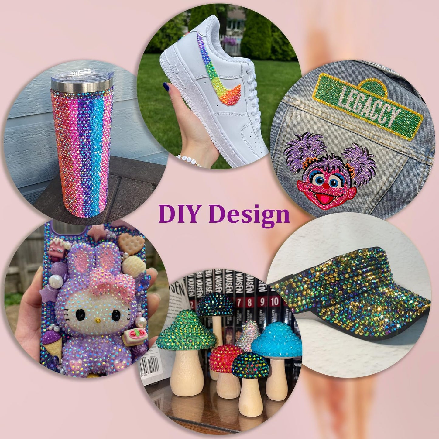 16000Pcs Resin Rhinestones with Tweezers for Crafting, Mixed-Color 4mm Bedazzling Crystal with 1Pcs 10ml B7000 Jewelry Glue for DIY Crafts Clothing Tumblers Shoes Fabric Nail Art