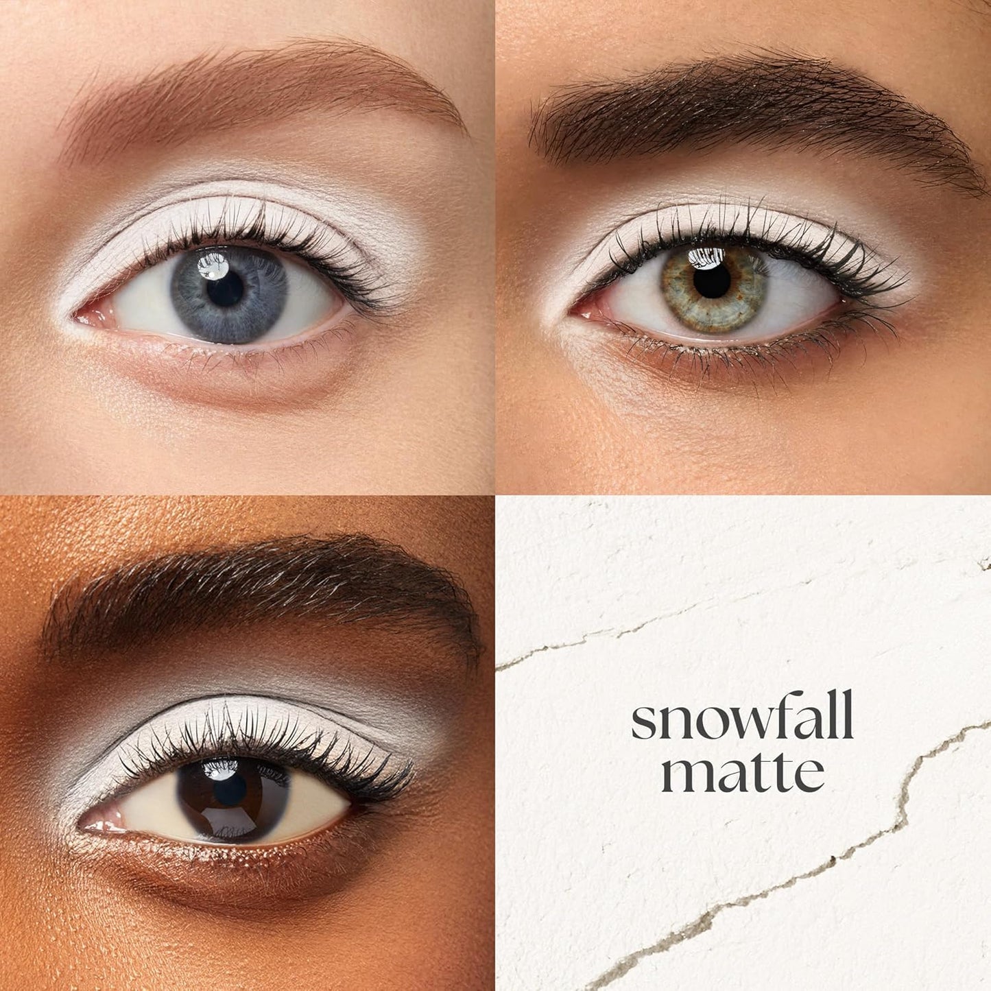 Julep Eyeshadow 101 Cream-to-Powder Waterproof Shadow Stick – Snowfall Matte – Long-Lasting, Crease-Proof, White Matte Cream Eyeshadow with Built-in Smudger