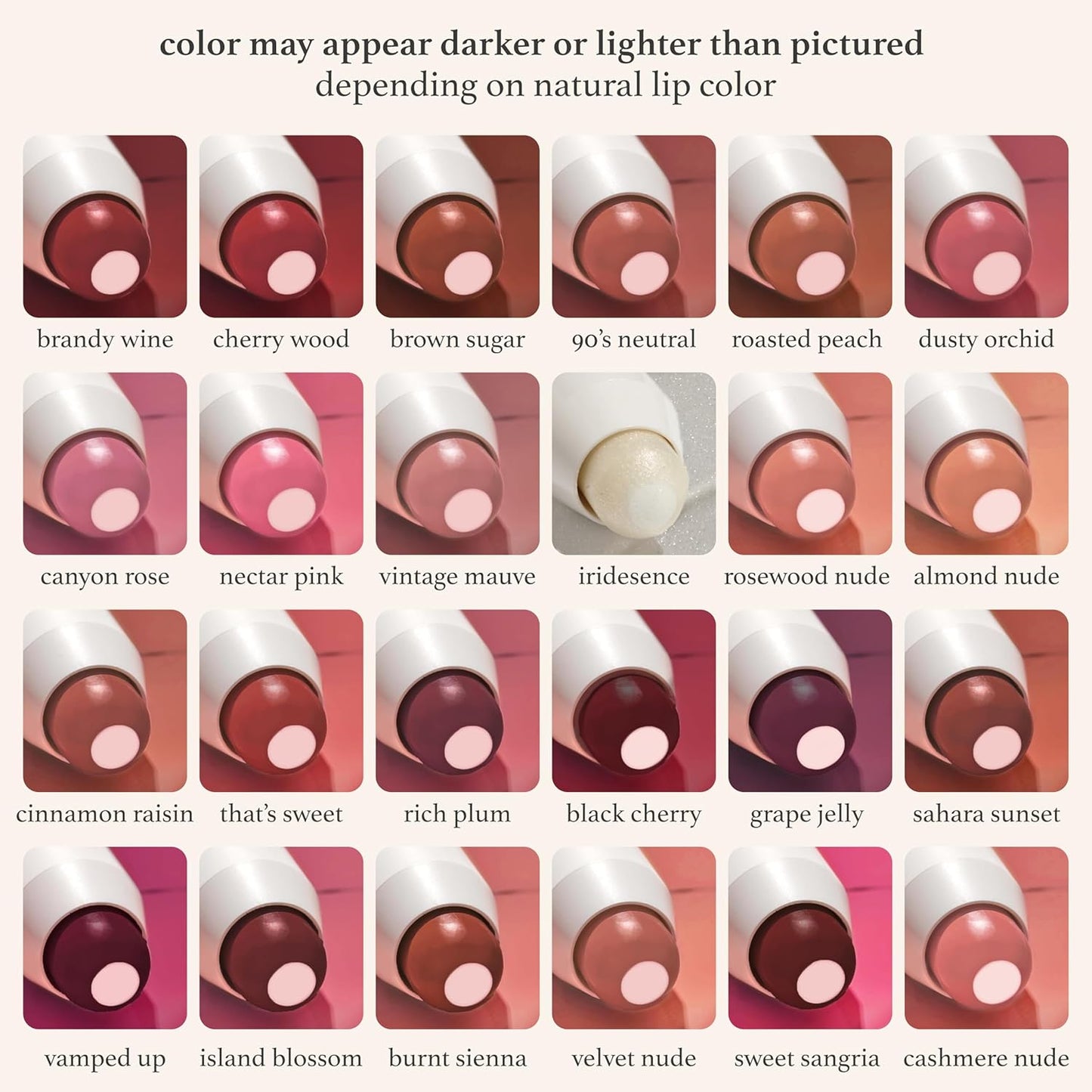 Julep It's Balm Tint of Color Lip Balm - Roasted Peach | Hydrating Lip Color with Vitamin E Core | Natural Gloss Finish | Vegan & Cruelty-Free