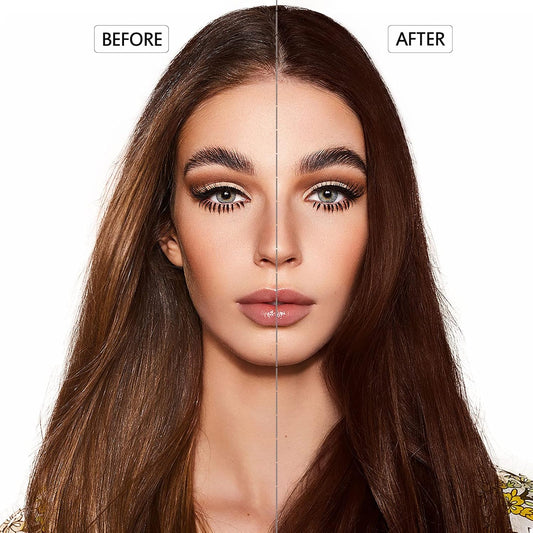 Hair Dye Shampoo 3 in 1, Dark Brown Hair Dye 16.9 FL Oz, Hair Shampoo, Semi-Permanent Hair Color Shampoo, Lasts 30 Days (Dark Brown)