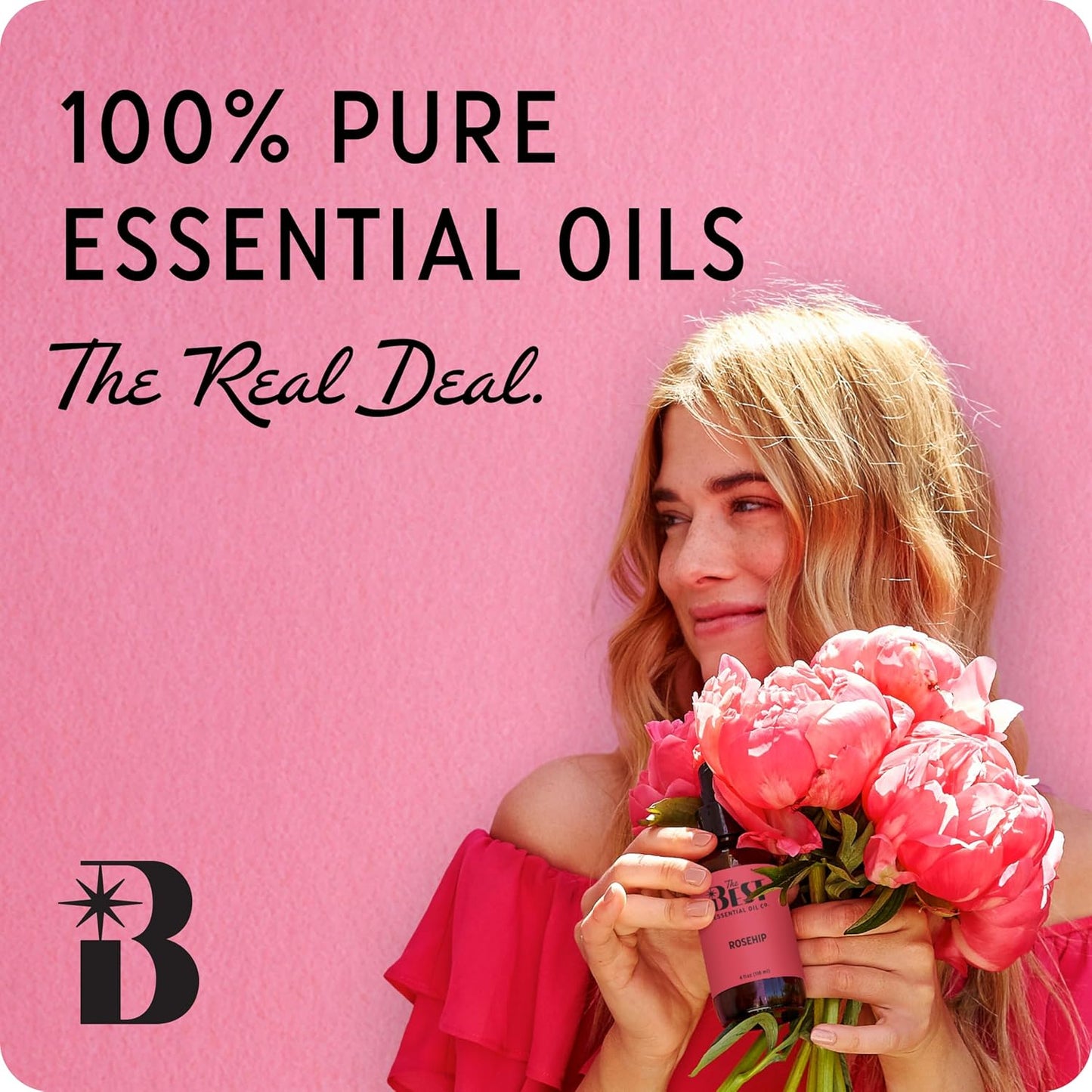 The Best Geranium Essential Oil Roll-On- Premium Grade- Pre-Diluted in Coconut Oil- Ready to Use- 10 ml (.33 fl oz)