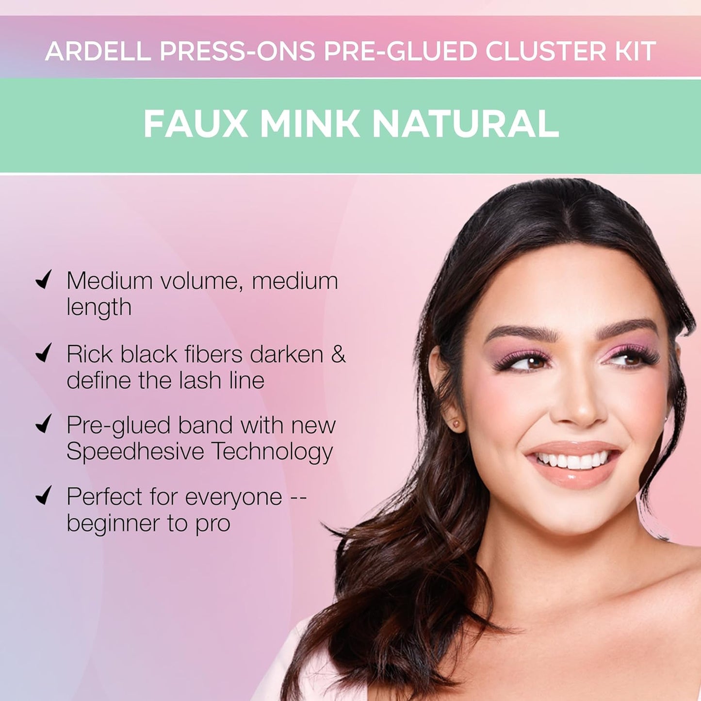 Ardell Press On Fauxmink Natural 60 ct