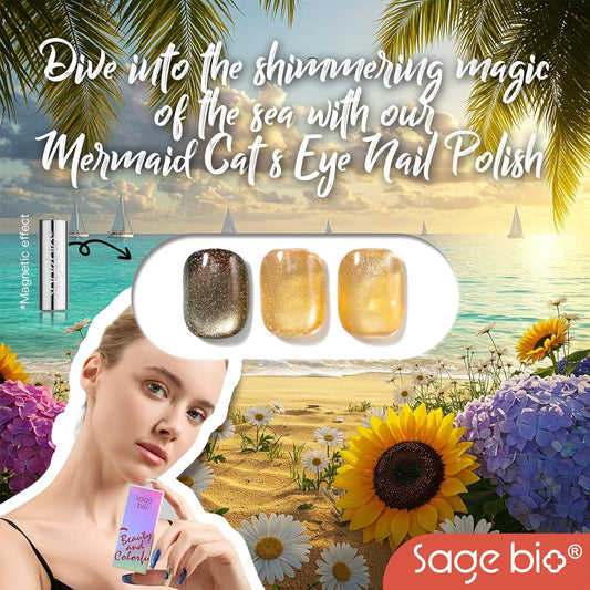 Cat Eye Gel Nail Polish, 15ml Magnetic Gel, High-Gloss Finish, Long-Lasting, DIY Manicure Kit with Magnet Stick, Stunning 3D Magnetic Effect, 06