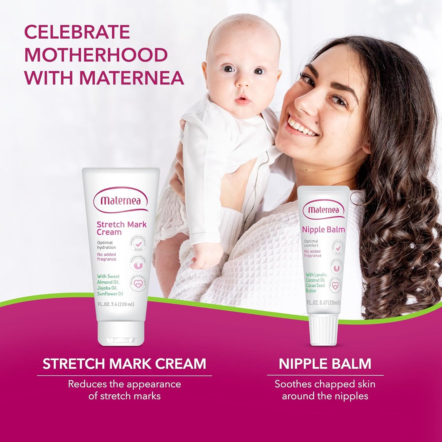 Stretch Mark Oil - Provides Optimal Skin Hydration and Nourishment, 3.3 FL. OZ. (100 ml)