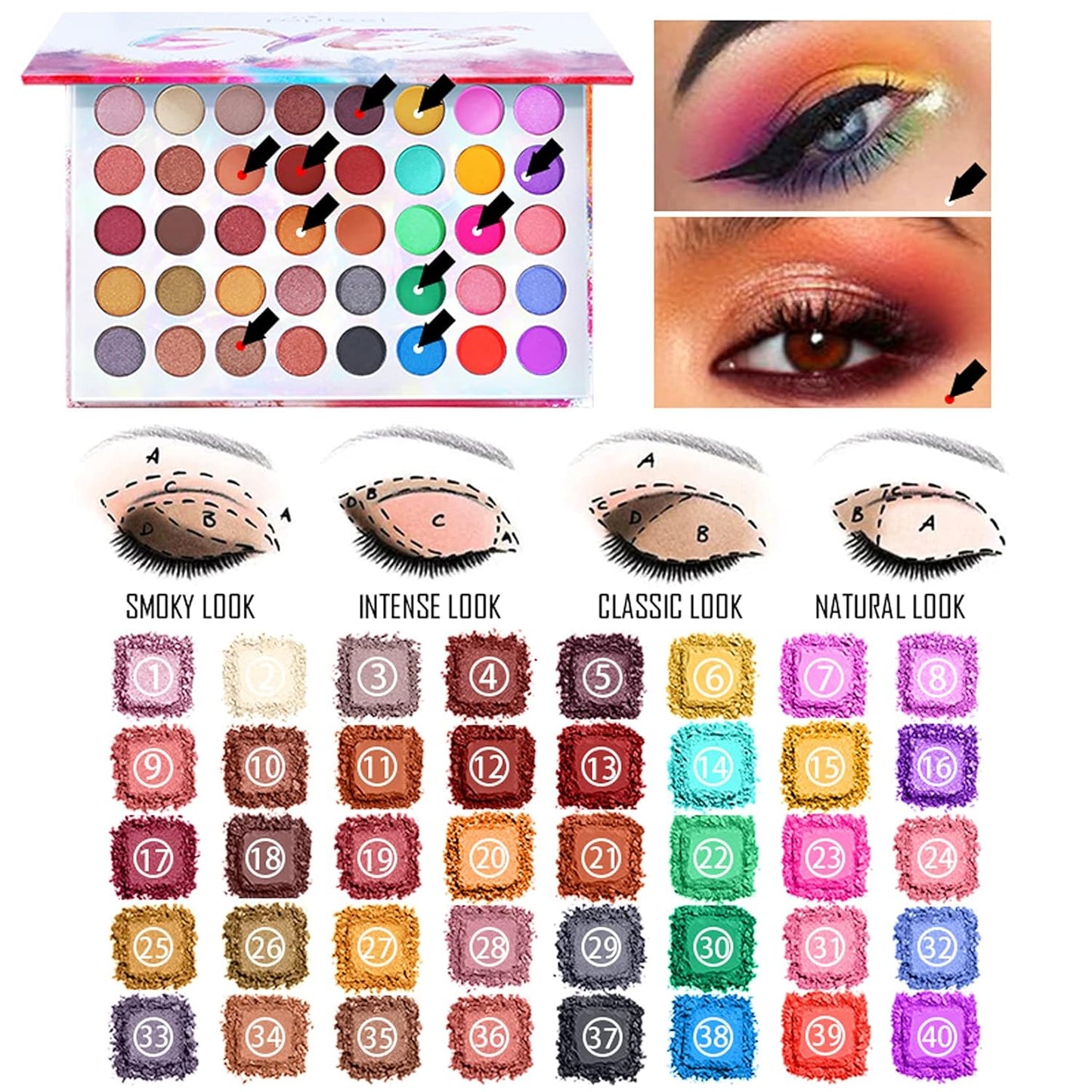 Professional Makeup Kit for Women Full Kit, Makeup Set Cosmetic Make Up Kit with Makeup Bag Include Eyeshadow Palette Makeup Brushes Set Lipstick Lip Gloss Foundation Concealer