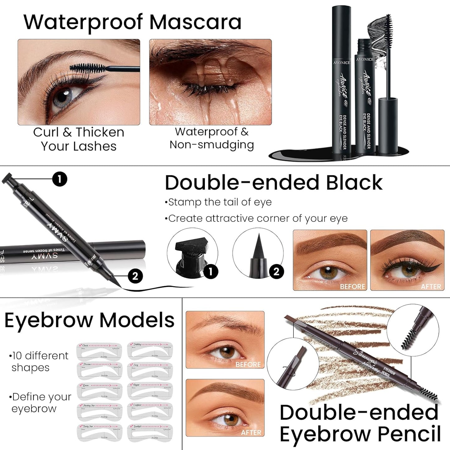 Makeup Kit for Girls Teens, Travel Makeup Kit, Facial Makeup Full Kit, Makeup Present Set for Beginners & Professionals, Cosmetic Bag Include Pigmented Blendable Eyeshadow Palette