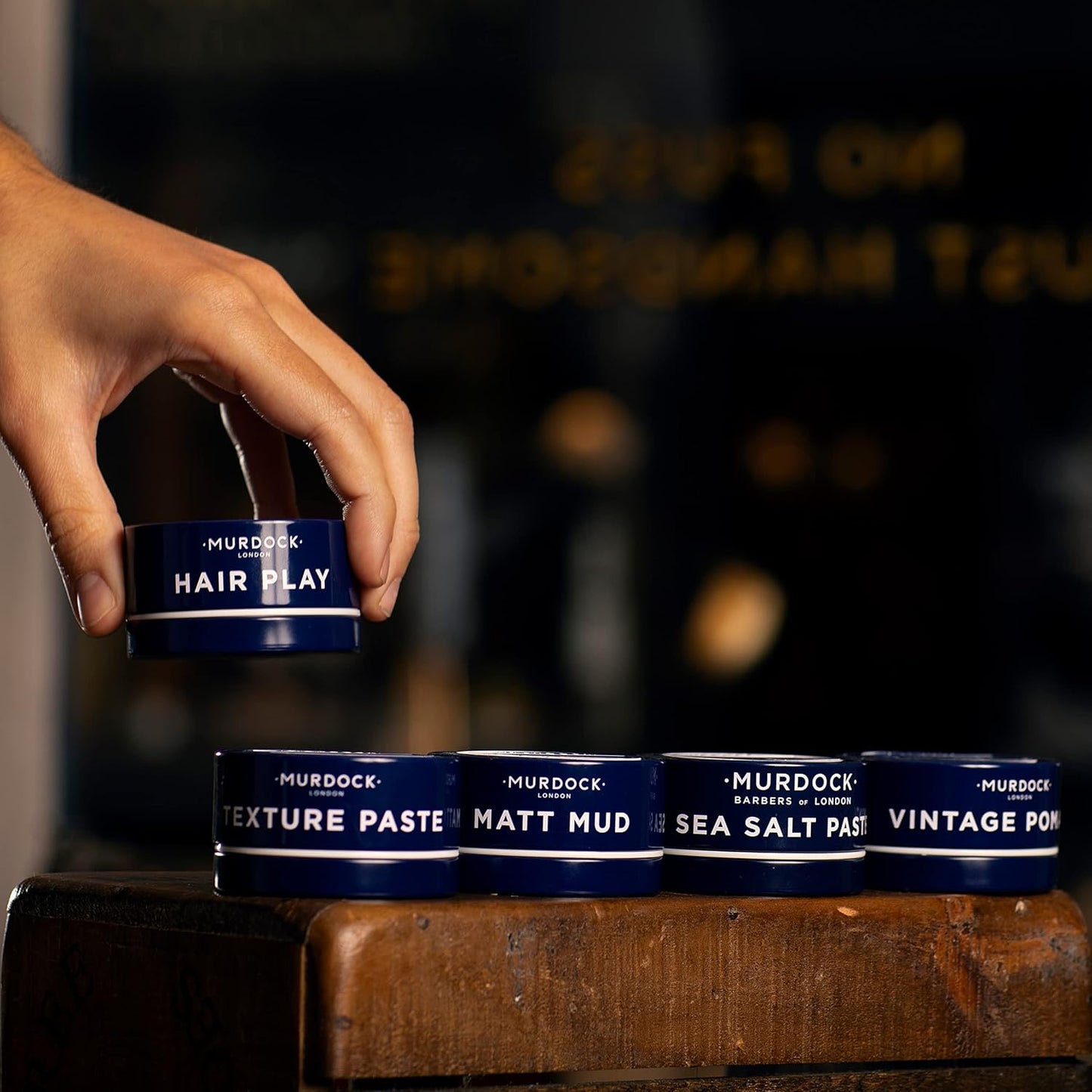 Murdock London Texture Paste – Soft Hold, Low Sheen Hair Paste for Men + Rough Textured Finish Without Grease – Lightweight Styling Cream for Short to Medium Hair (1.76 fl. oz.)
