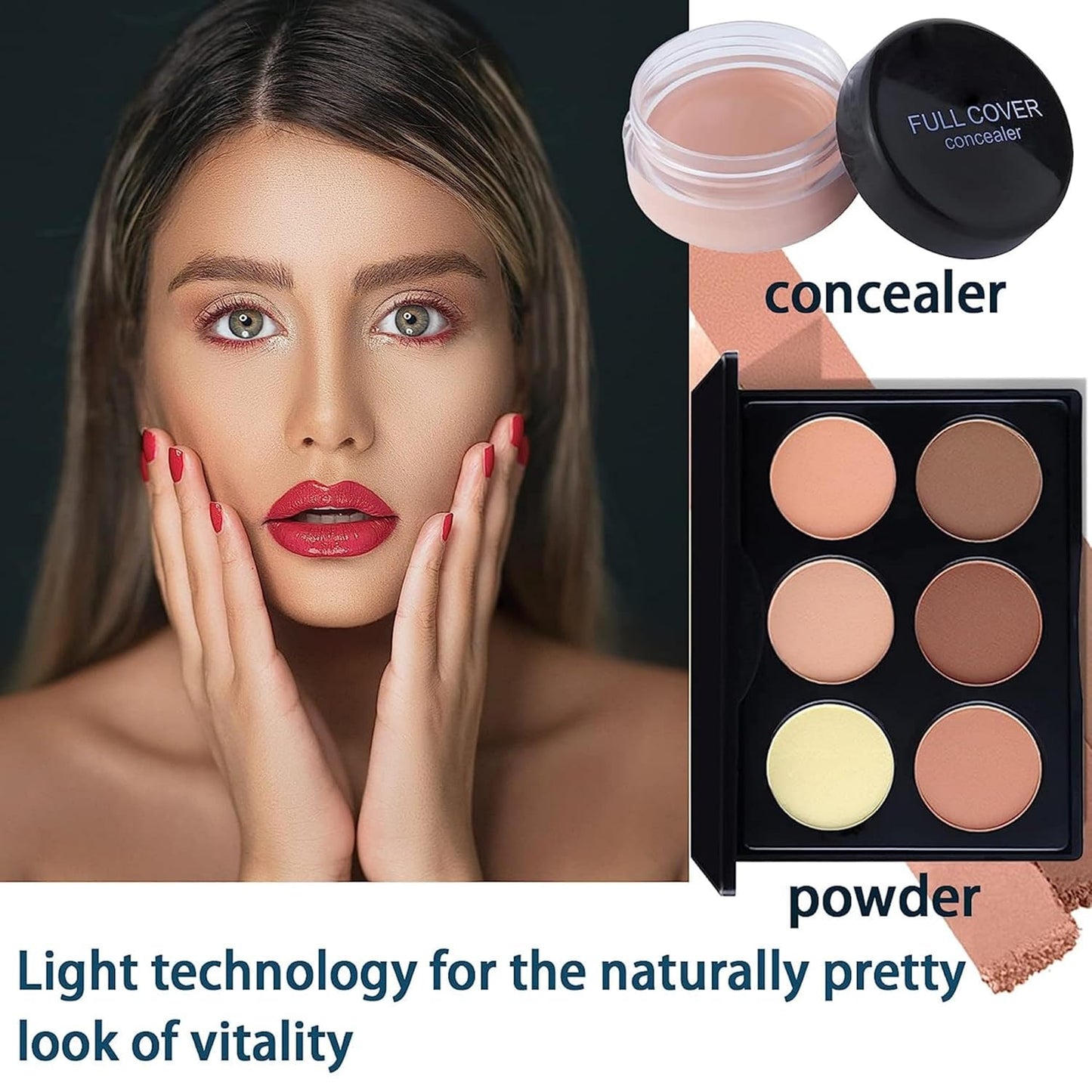 MAEPEOR All In One Makeup Kit 24PCS Makeup Kit for Women Full Kit Multi-Purpose Makeup Set for Beginners or Pros (KIT003)