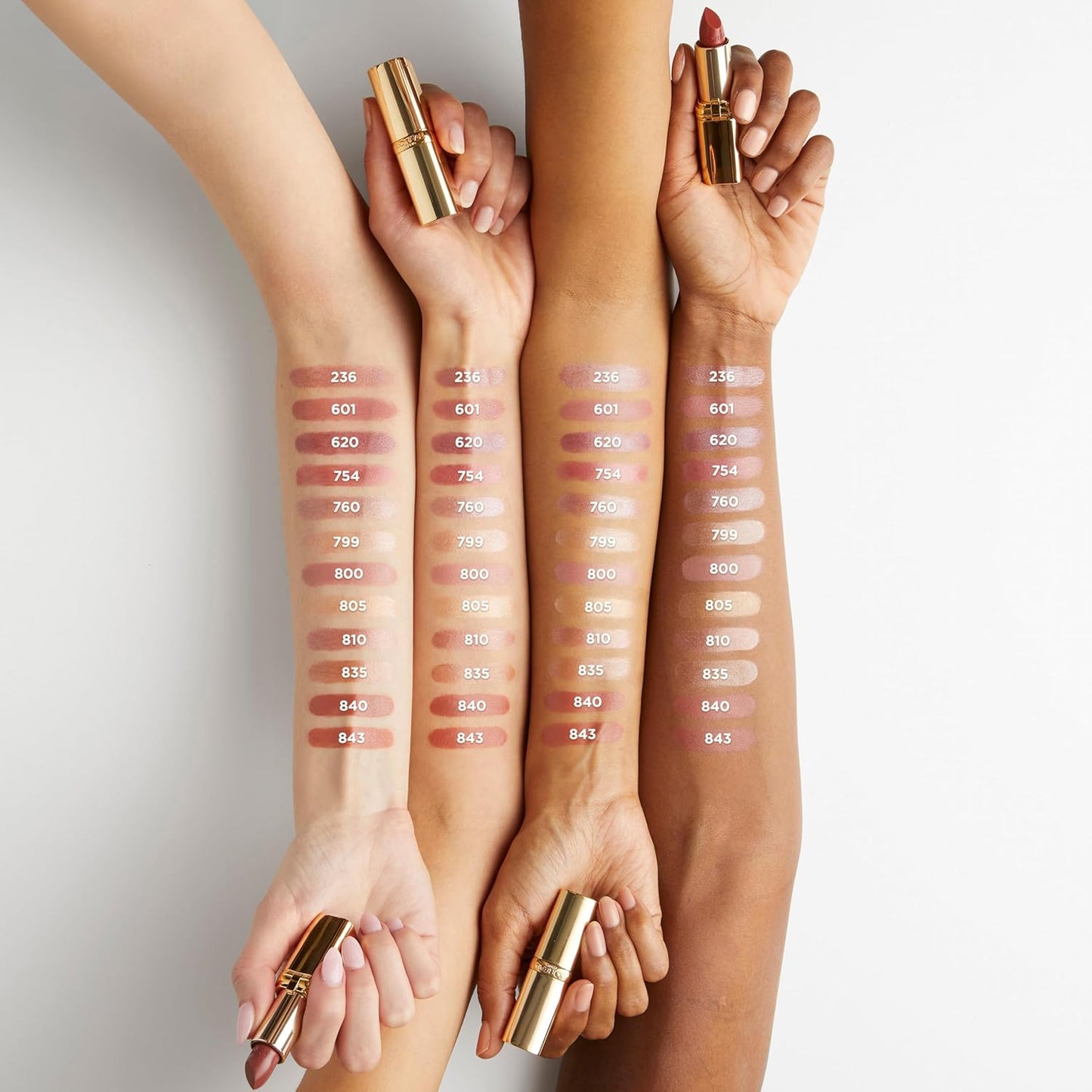 L'Oreal Paris Colour Riche Original Creamy, Hydrating Satin Lipstick with Argan Oil and Vitamin E, Bronze Coin , 1 Count