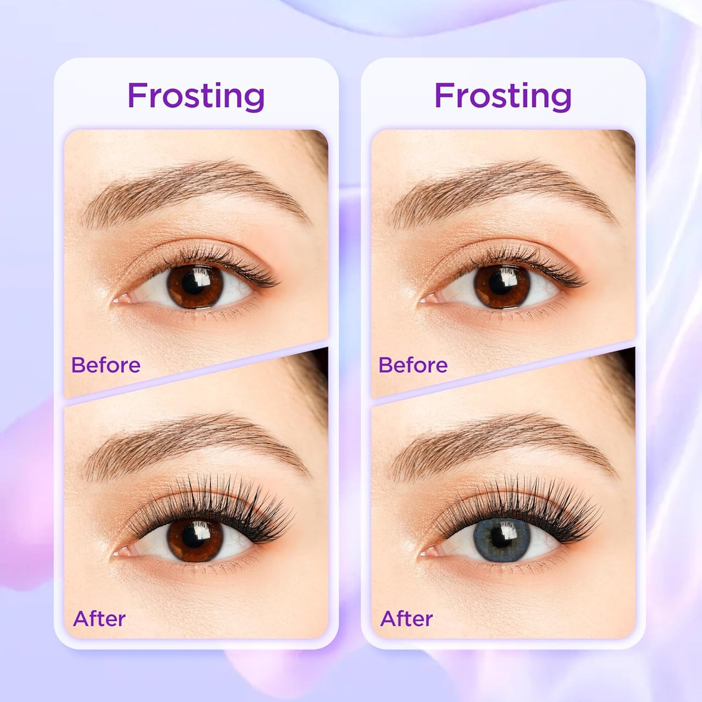 Lash Extension Kit DIY Lash Clusters Kit Eyelash Extensions Individual Lashes Extensions with (BondSeal,Tweezers,Remover,140Pcs,Frosting,8-16mm)