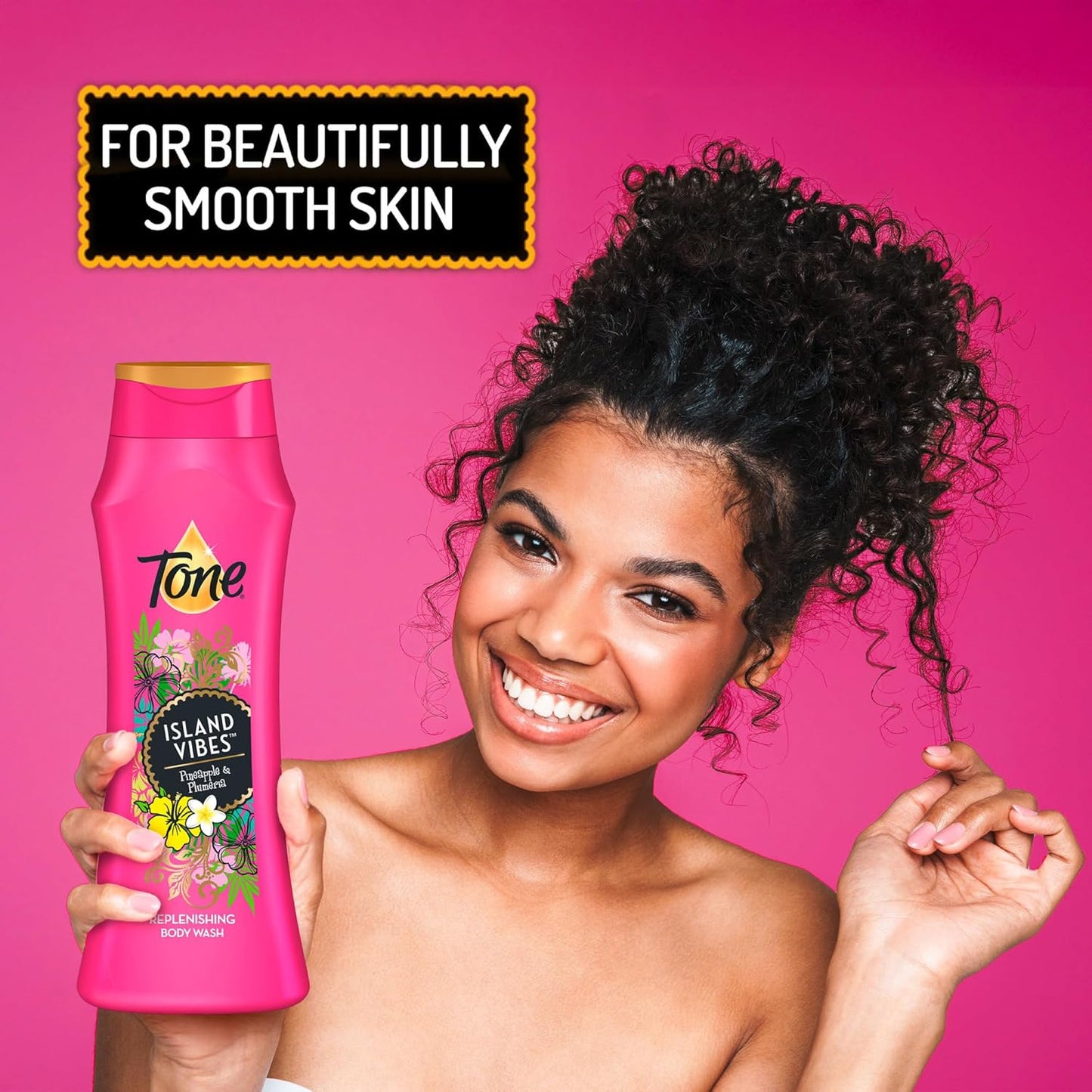 Tone Body Wash, Island Vibes, 16 fl oz (Pack of 6)