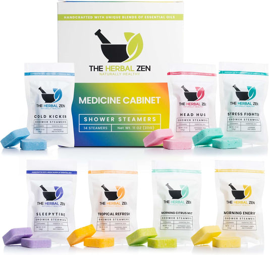 Shower Steamers Aromatherapy Variety Pack - Shower Bombs Made in The USA - Aromatherapy Bath Gifts for Women - Back to School Gift - Shower Tablets Mothers Day Gift