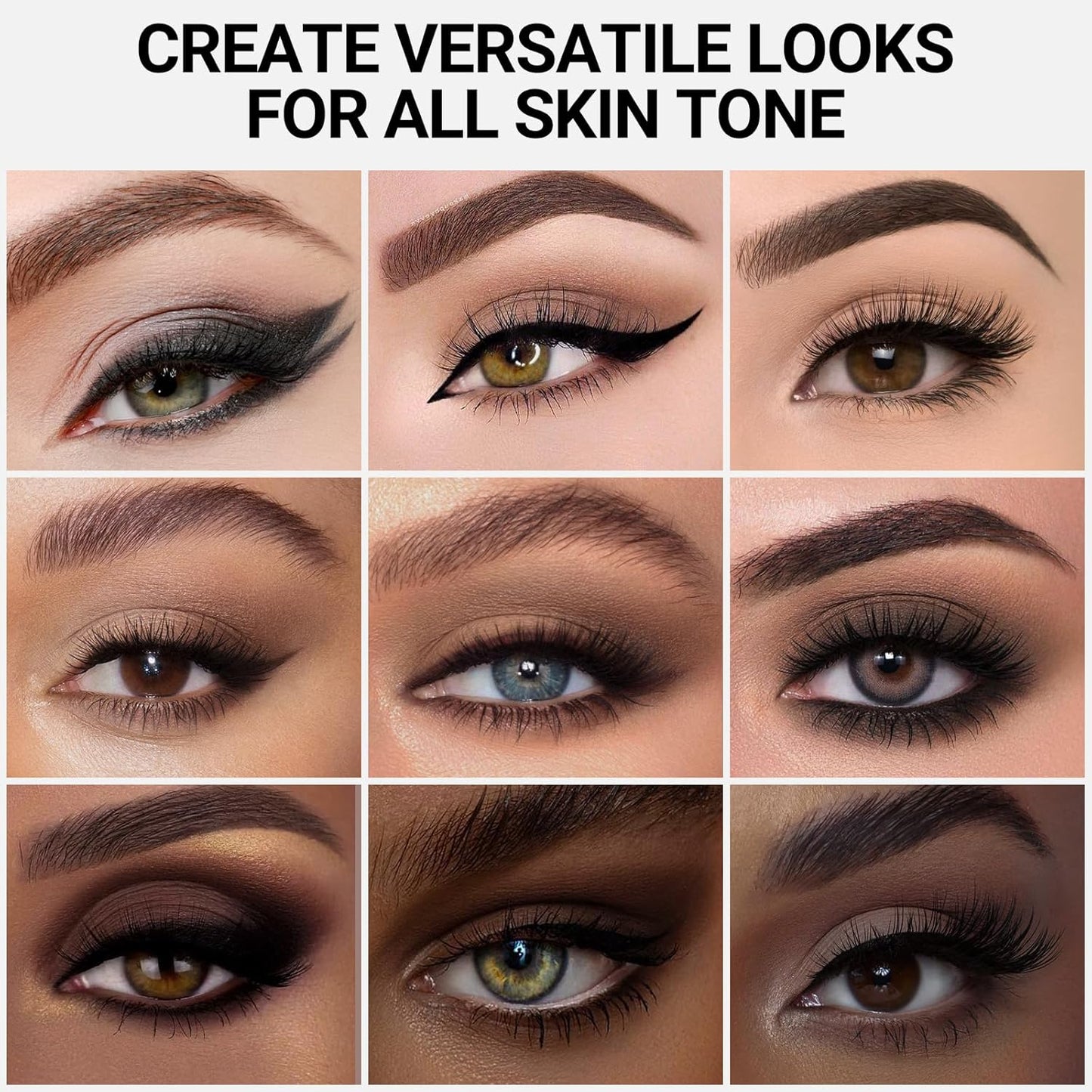 Erinde Mini Eyeshadow Palette - 6 Matte Nude Eye Shadows, Taupe & Brown Eye Shadows Powder for Eye, Contour, or Brows, Ultra-Blendable Cool-Tone Neutral, Long-lasting Travel Makeup Palette with Mirror