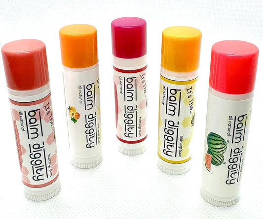 It's The Balm Diggity 2-pack Raspberry Beeswax, All-Natural, Moisturizing, and Nourishing Lip Balm Made With Just 5 Ingredients
