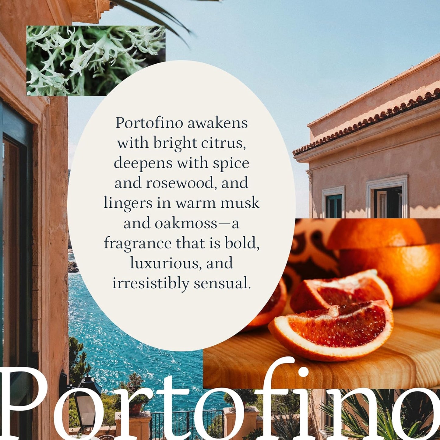PuroSentido Portofino Aroma Oil (500 ml) - Luxury Essential & Fragrance Oil for Diffusers and Humidifiers, Sicilian Lemon, Rosemary and Musk Home & Hotel Scent
