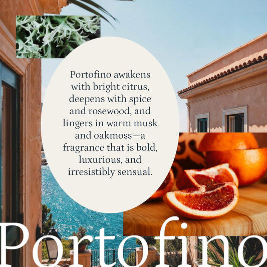 PuroSentido Portofino Aroma Oil (500 ml) - Luxury Essential & Fragrance Oil for Diffusers and Humidifiers, Sicilian Lemon, Rosemary and Musk Home & Hotel Scent