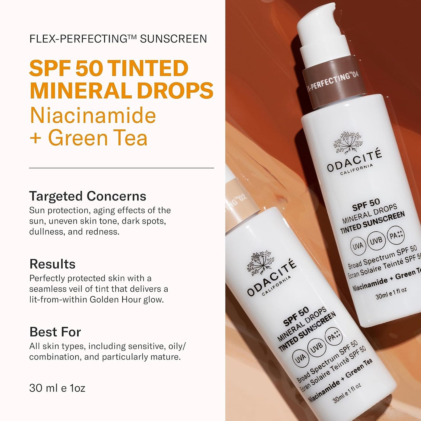 SPF 50 Flex-Perfecting™ Mineral Drops Tinted Sunscreen FOUR