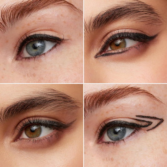 Wonderskin Eyeliner Pencil, 1440 Longwear Black Glitter Eyeliner Pencil - Waterproof, Sharpenable & Smudge Proof