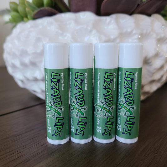 Lizard Lips SPF 15 Lip Balm (Vanilla Mint)
