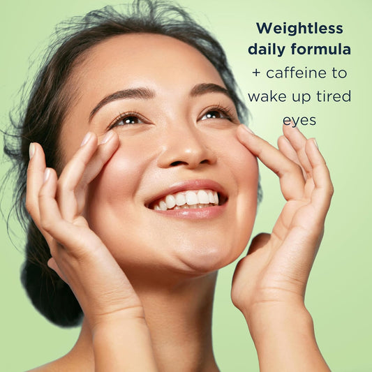 MATKAS Korean Vitamin C Caffeine Eye Cream for Dark Circles 0.5 Fl Oz - Dark Circles Under Eye Treatment, Eyes Cream Anti Aging for Puffy Eyes