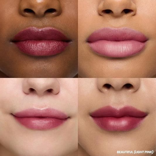 Wonderskin Wonder Blading All Day Lip Stain Peel Off Masque and Kit - Long Lasting, Waterproof Pink Lip Tint, Transfer Proof Natural Makeup Stain Kit (Beautiful)