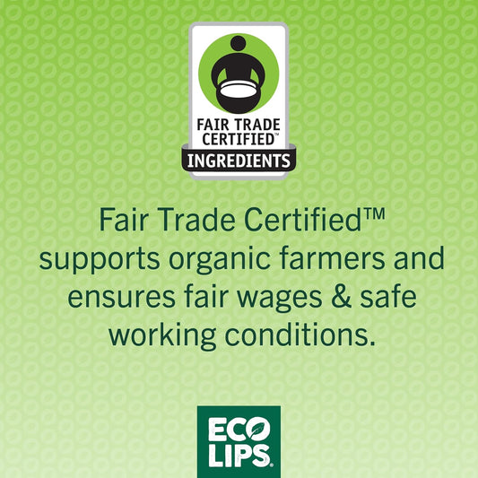 Eco Lips LIP SUGAR SCRUB 2 Pack (2-0.5oz jars) 100% Organic Lip Care Treatment with Organic Sugar & Coconut Oil - Gently Exfoliate & Polish Dry, Flaky Lips, 100% Edible (Vanilla Bean & Brown Sugar)