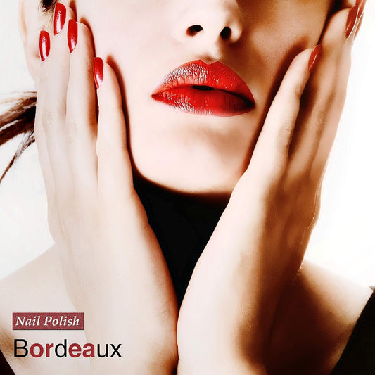 karma organic Natural Non toxic Nail polish - Vegan and Cruelty Free Nail Paint for Nail Art - Fast Drying Nail Polish for Women - Long Lasting Nail Polish (Bordeaux)