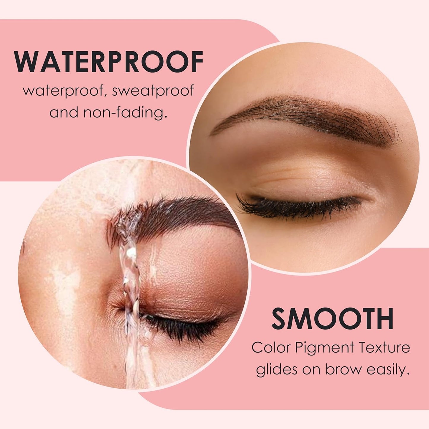 Luxe Cosmetics -New Version 2025 Black Color Set for Lashes and Brows - Long Lasting Temporary Color (Up to 4 Weeks) - Vegan & Cruelty-Free - for Salon & Home Use