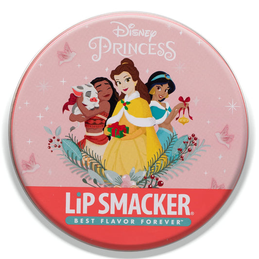 Lip Smacker Disney Princess Lip Balm Tin Trio Rapunzel, Belle, Ariel