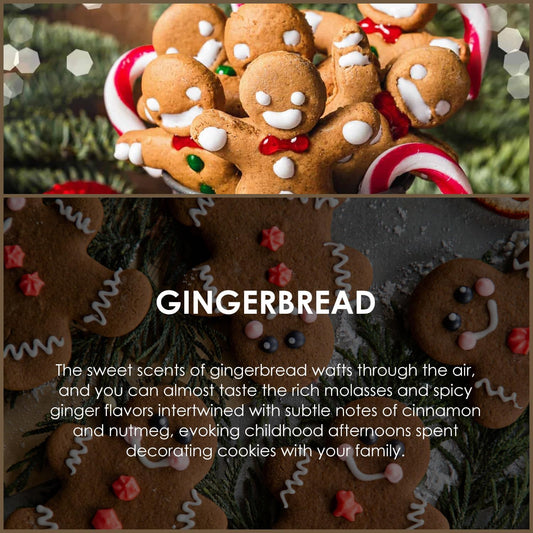 SALUBRITO Gingerbread Essential Oil 4 Fl.Oz (120ml), Pure & Natural Fragrance Oils, Winter Essential Oil for Diffuser, Candle & Soap Making, Strong Scented Oil & Diffuser Oil