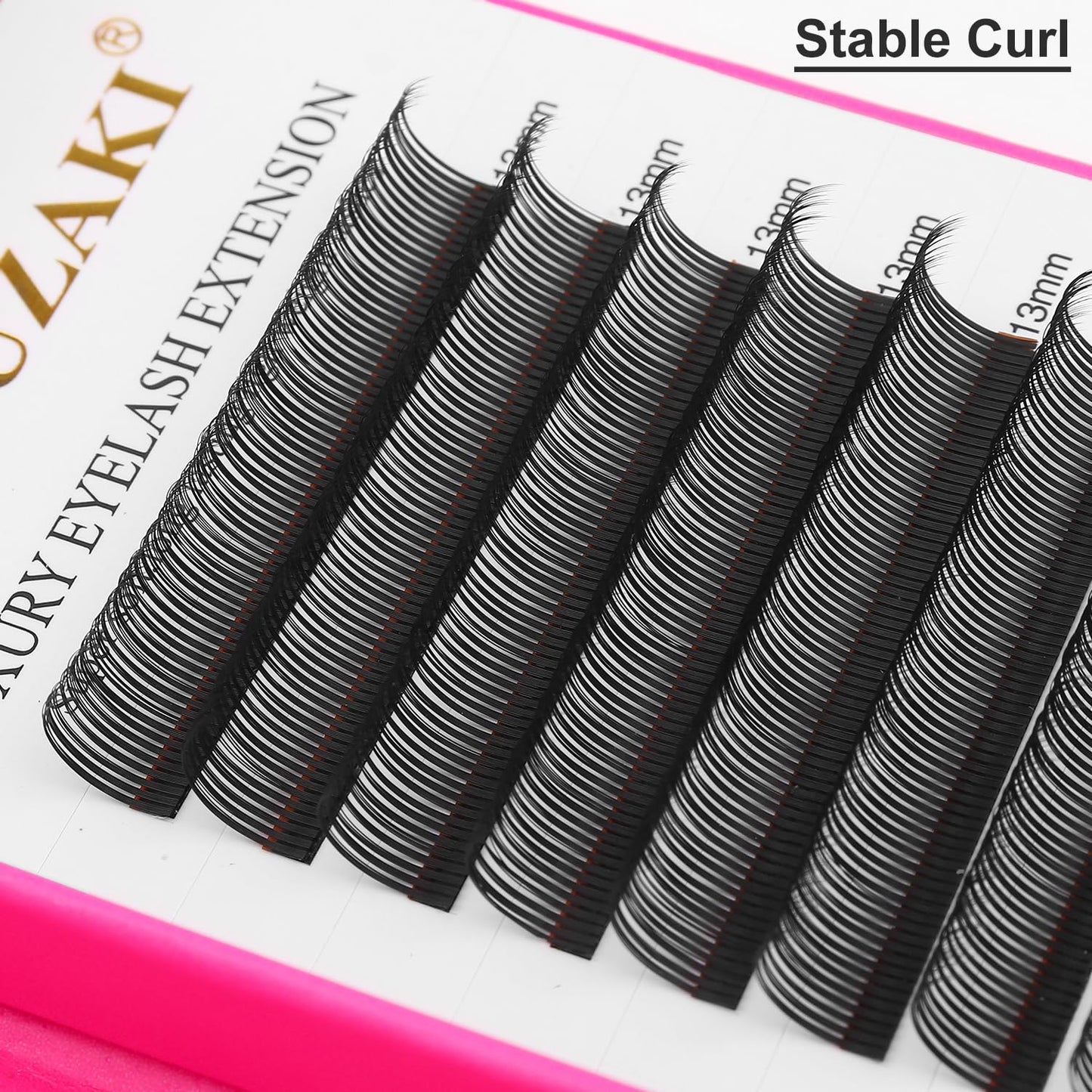 5D Flower Lash Extensions Spikes Lashes 0.07 Matte Black D Curl Lashes 8mm Volume Eyelash Extension Lash Trays Professional Use(5D Flower,0.07-D,8mm)