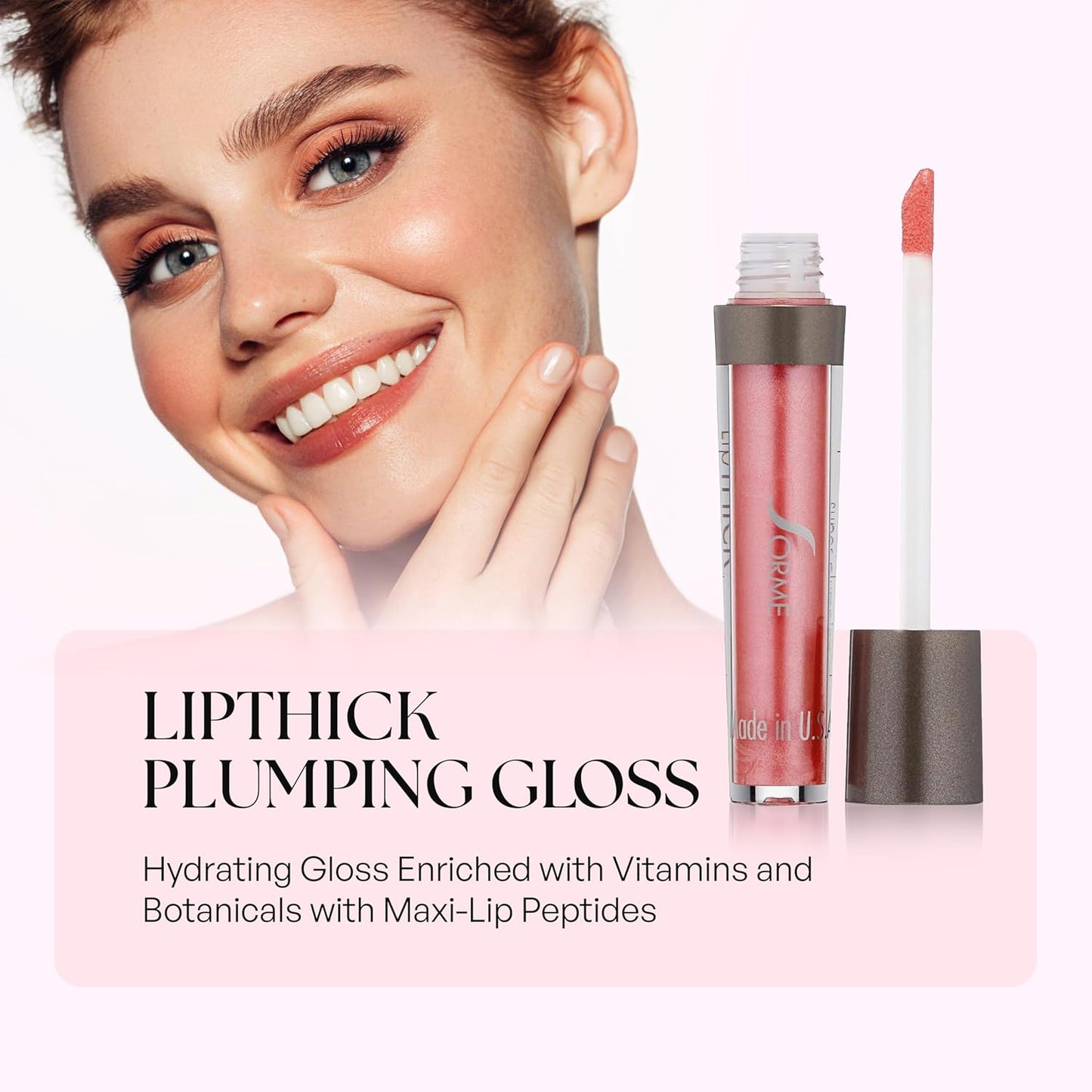 Sorme' Treatment Cosmetics Lip Thick Plumping Gloss, Demure