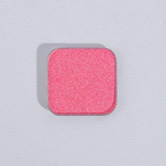 Chameleon Single Eyeshadow – Soft Gold-Pink, Pressed Powder,Square Pan, Fits Magnetic Palettes, High Pigment, Smudge-Proof, Smooth Blend, All-Day Wear (Sunpetal)