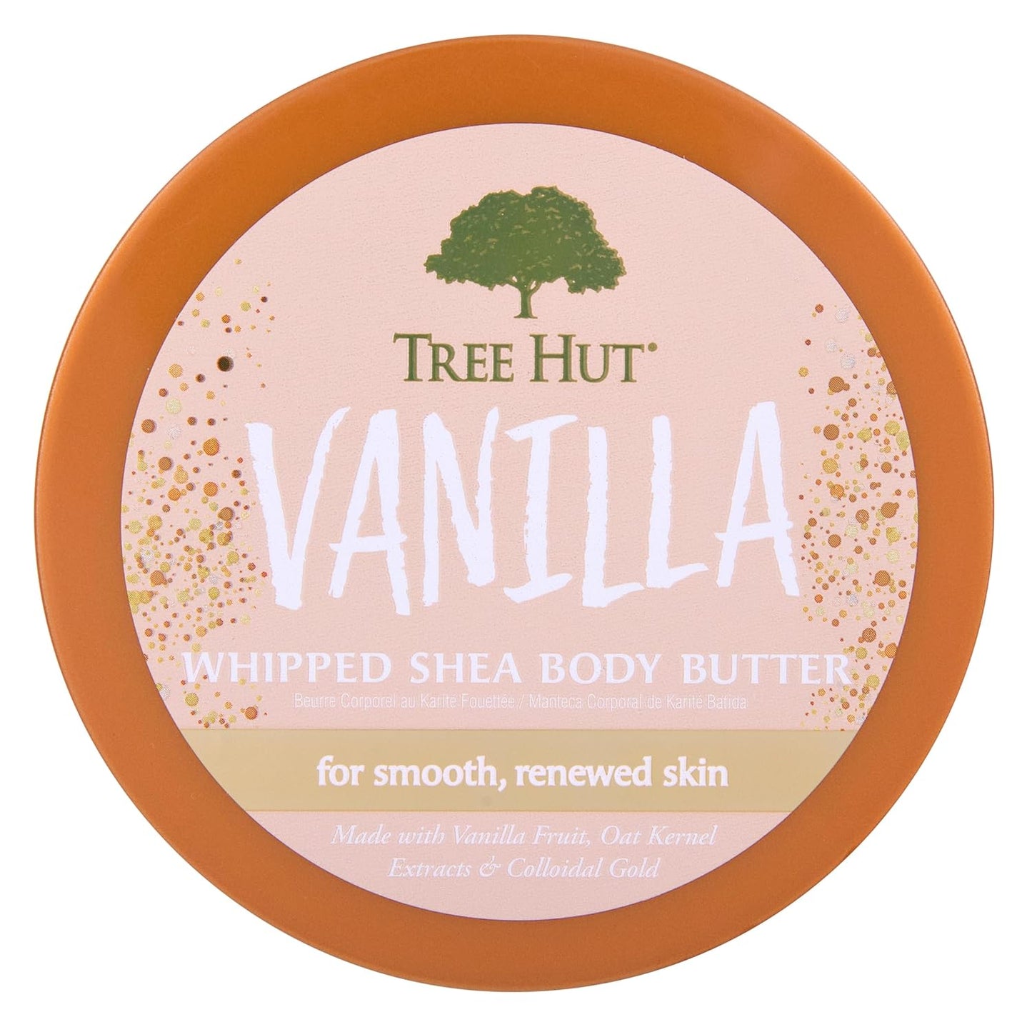 Tree Hut Whipped Shea Body Butter - Vanilla - 8.4 oz - Lightweight, Long-Lasting, Hydrating Moisturizer - Made with Shea Butter