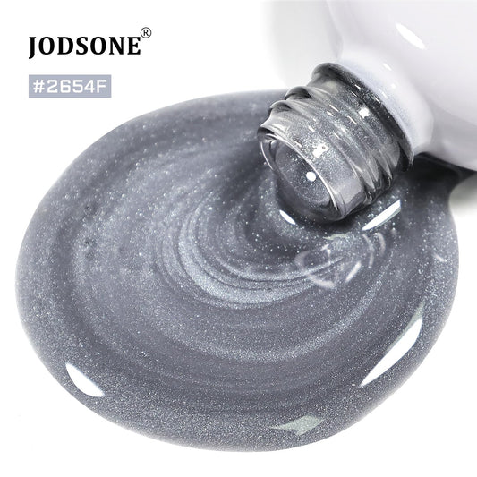 JODSONE 16.5ml Cat Eye Gel Nail Polish Silver Glitter Magnetic Reflective Translucent Need U V Curing