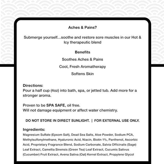 Relax Spa & Bath, Epsom & Dead Sea Salts, Aromatherapy Bath Salts for Hot Tub, Bath, or Spa, Infused with Magnesium, Muscle Therapy