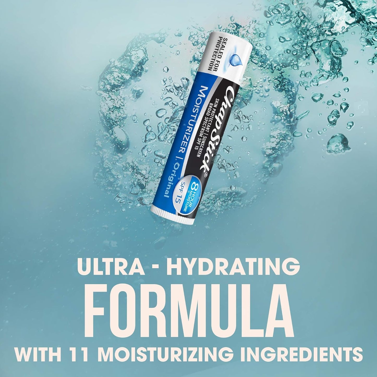 ChapStick Lip Moisturizer, Original 2-in-1 Lipcare SPF 12 3-Packs (12 Sets/36 Tubes) – Bulk Lip Balm, New Formula, 0.15 Oz Ea