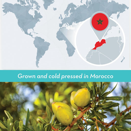 Bulk Argan Oil - Large 5 Gallon Jerrican - Natural, Cold Pressed, 100 Percent Pure Argan Oil for Homemade Hair, Face and Skin Products - Light Aceite de Argan Carrier Oil